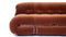 Soriana - Soriana Three Seater Sofa, Spice Velvet