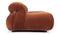 Soriana - Soriana Three Seater Sofa, Spice Velvet