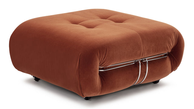 Soriana - Soriana Ottoman, Spice Velvet