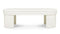 Pascal - Pascal Oval Coffee Table, Ivory