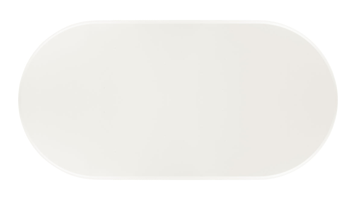 Pascal - Pascal Oval Coffee Table, Ivory