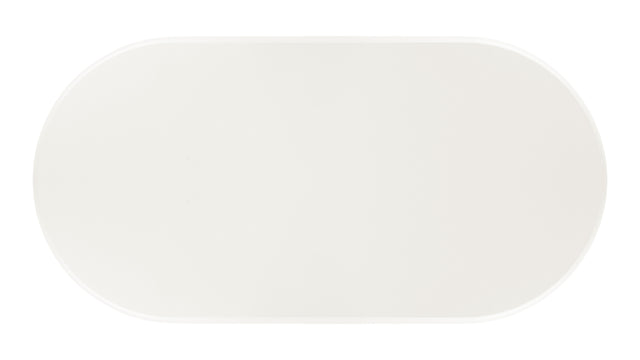 Pascal - Pascal Oval Coffee Table, Ivory