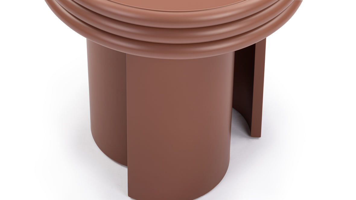 Pascal - Pascal Side Table, Terracotta