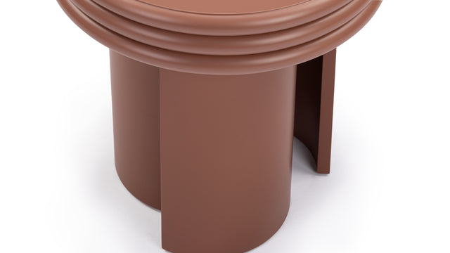 Pascal - Pascal Side Table, Terracotta