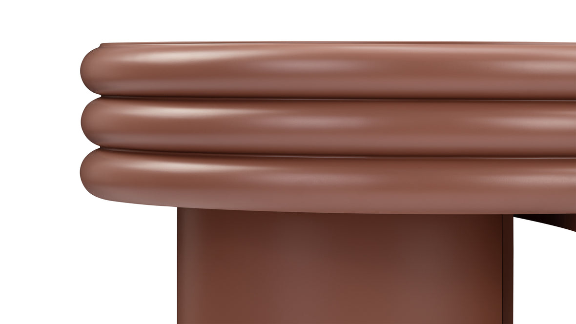 Pascal - Pascal Side Table, Terracotta