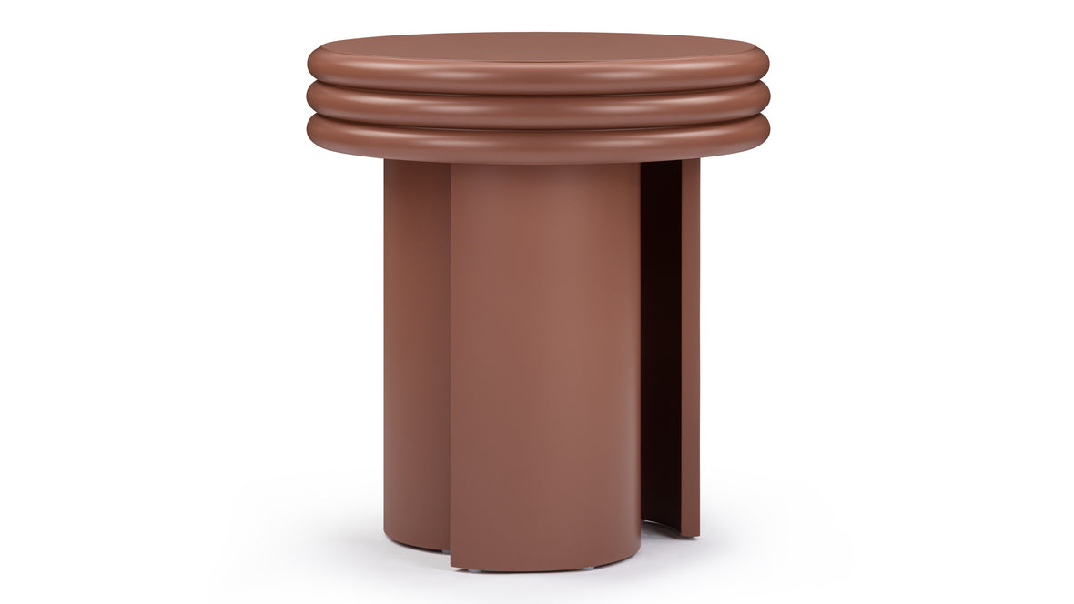 Pascal - Pascal Side Table, Terracotta