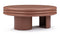 Pascal - Pascal Round Coffee Table, Low, Terracotta