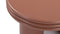 Pascal - Pascal Round Coffee Table, High, Terracotta