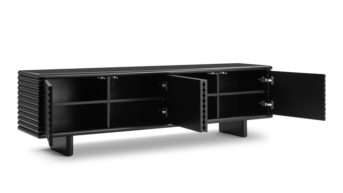 Pascal - Pascal Sideboard, Black, 79in