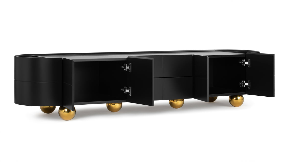 Monet - Monet TV Cabinet, Black, 78in