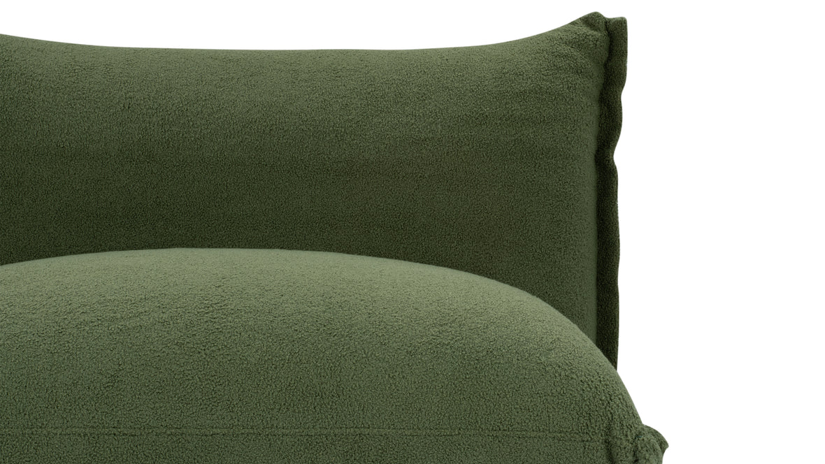 Lennox - Lennox Lounge Chair, Moss Green Teddy