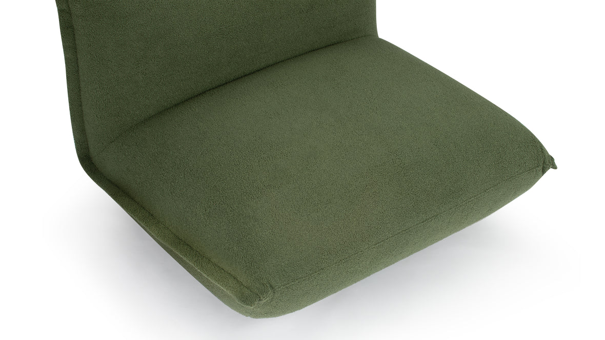 Lennox - Lennox Lounge Chair, Moss Green Teddy