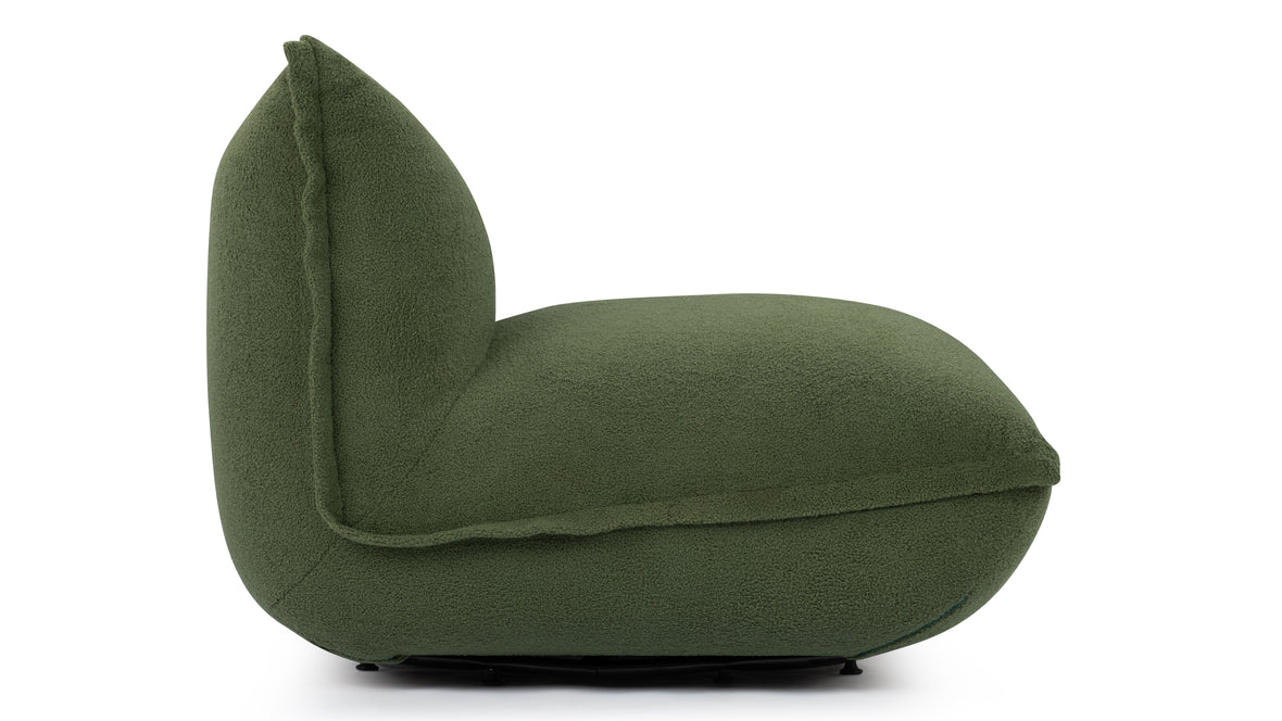 Lennox - Lennox Lounge Chair, Moss Green Teddy