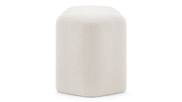 Sommer - Sommer Stool, White Teddy