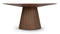 Cella - Cella Dining Table, White Ceramic and Walnut, 63in