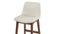 LeBlanc - LeBlanc Counter Stool, Taupe Vegan Leather and Walnut