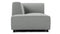 Acqua - Acqua Outdoor Sectional Module, Chaise, Left Arm, Dove Gray Performance Weave