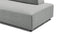 Acqua - Acqua Outdoor Sectional Module, Chaise, Right Arm, Dove Gray Performance Weave