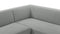 Acqua - Acqua Outdoor Sectional, Right Corner, Dove Gray Performance Weave