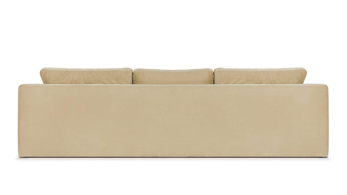 Amore - Amore Sofa, Soft Beige Velvet