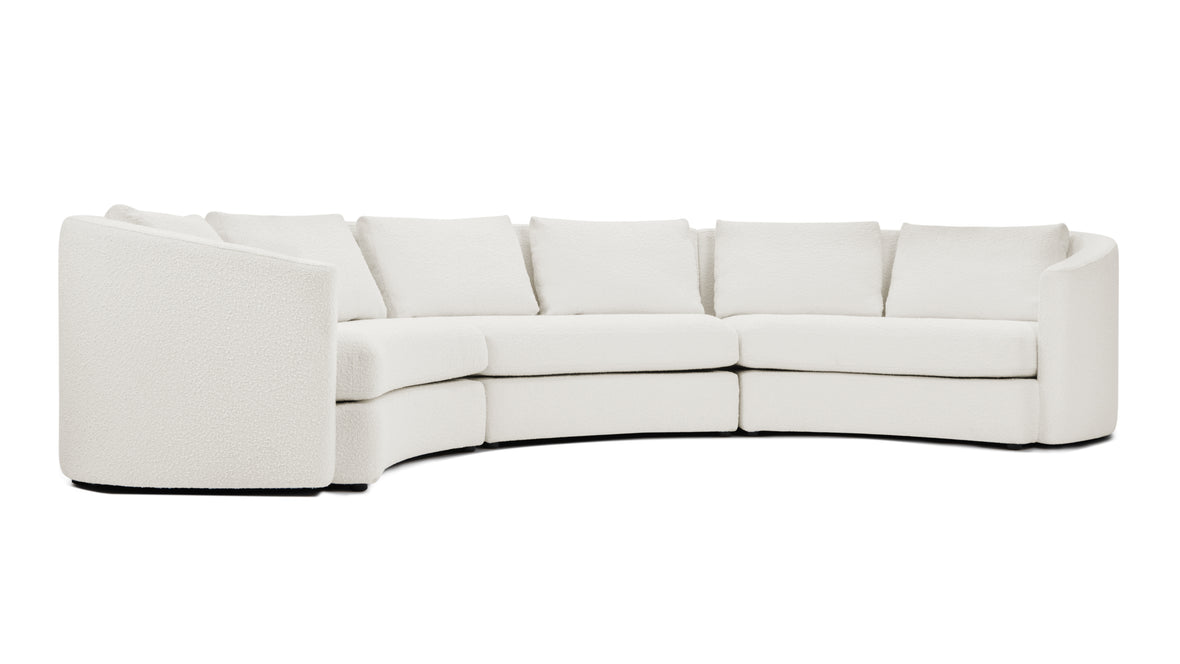 Lanvin - Lanvin Semi Circle Sofa, Pearl Boucle