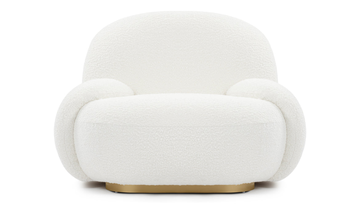 Pacha - Pacha Lounge Armchair, Pearl Boucle