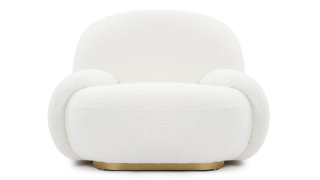 Pacha - Pacha Lounge Armchair, Pearl Boucle