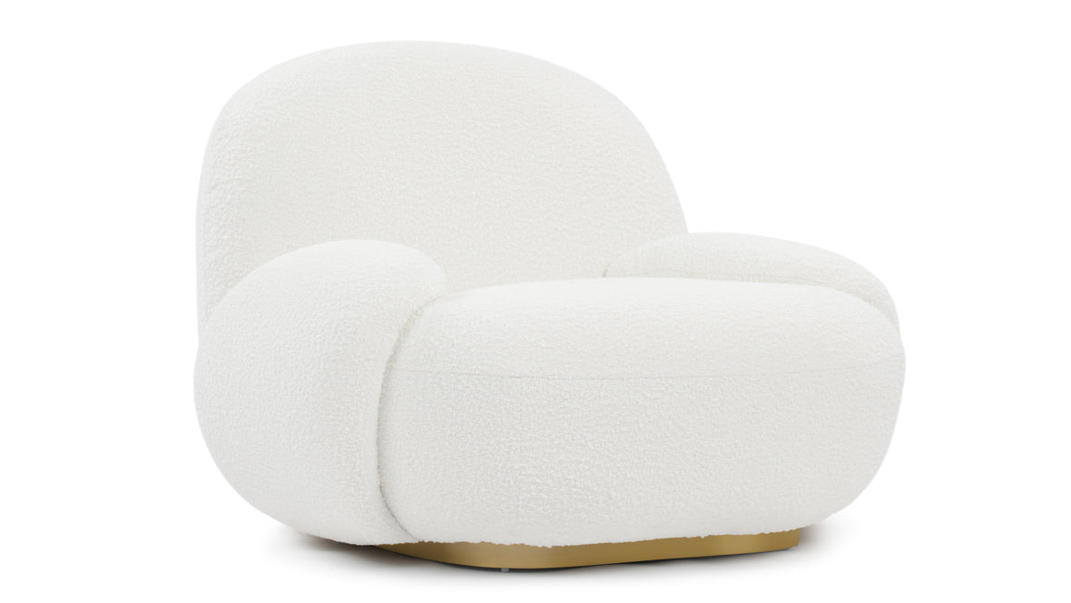 Pacha - Pacha Lounge Armchair, Pearl Boucle