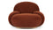 Palais - Palais Lounge Armchair, Russet Plush Velvet