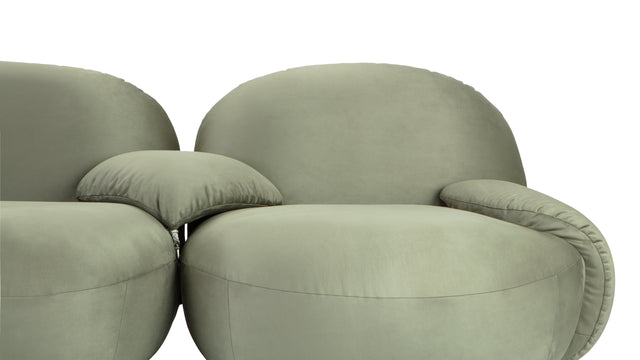 Palais - Palais Sofa, Sage Vegan Suede