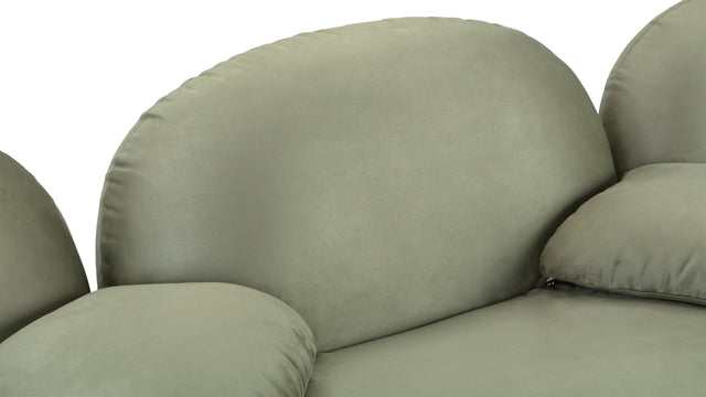 Palais - Palais Sofa, Sage Vegan Suede