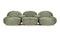 Palais - Palais Sofa, Sage Vegan Suede