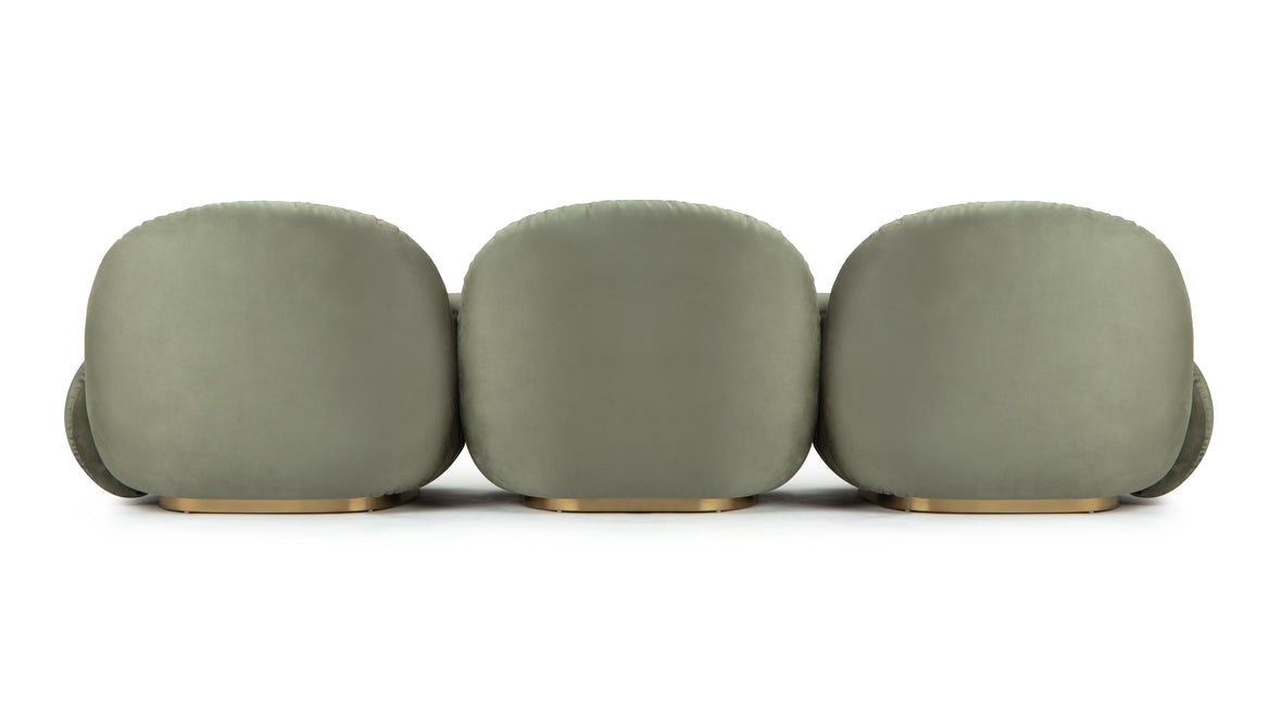 Palais - Palais Sofa, Sage Vegan Suede