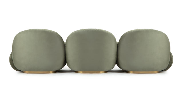 Palais - Palais Sofa, Sage Vegan Suede