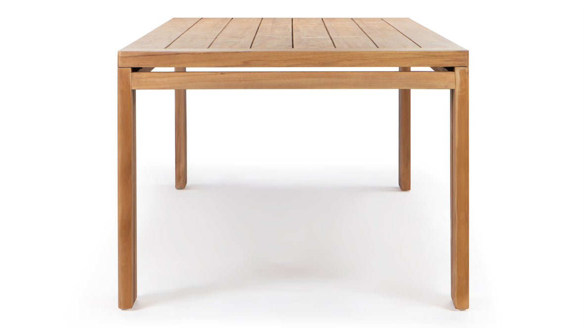 Lusso - Lusso Outdoor Dining Table, Natural Teak