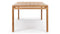 Lusso - Lusso Outdoor Dining Table, Natural Teak