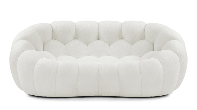 Bubble - Bubble Two Seater Sofa, Cream Textured Jersey