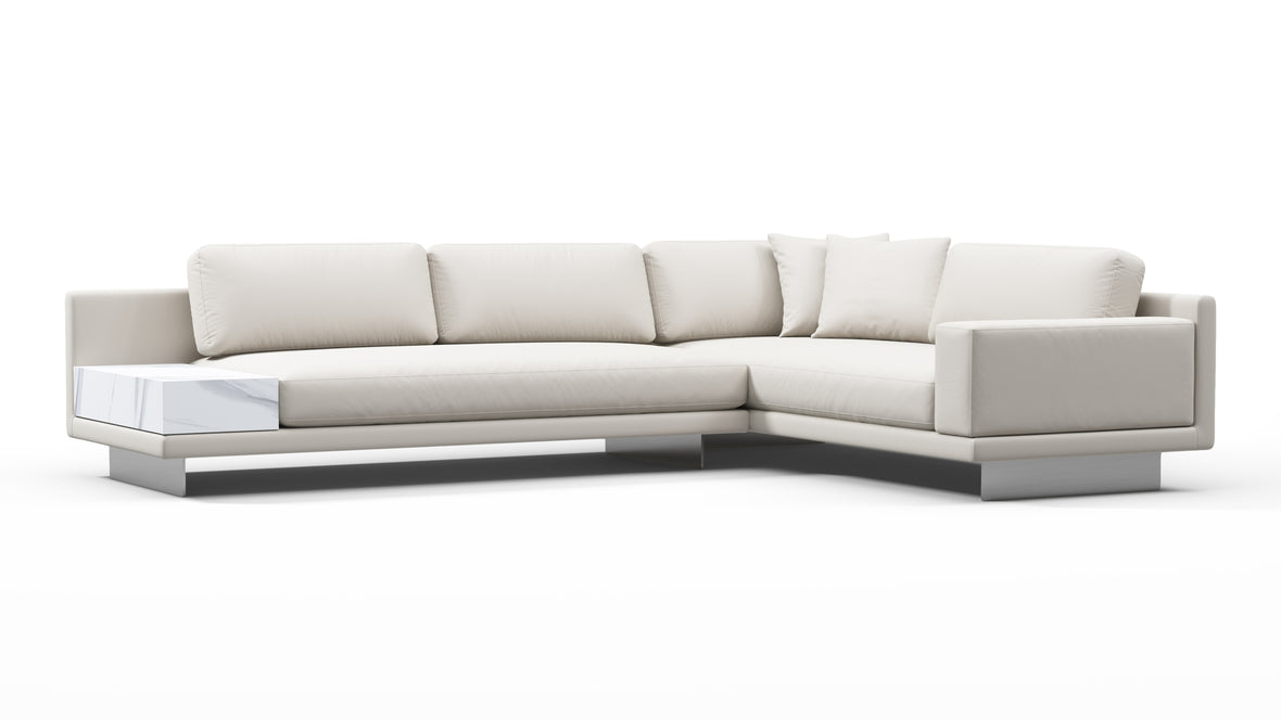 Alessio - Alessio Outdoor Sectional, Small Left Corner, Shell Performance Weave