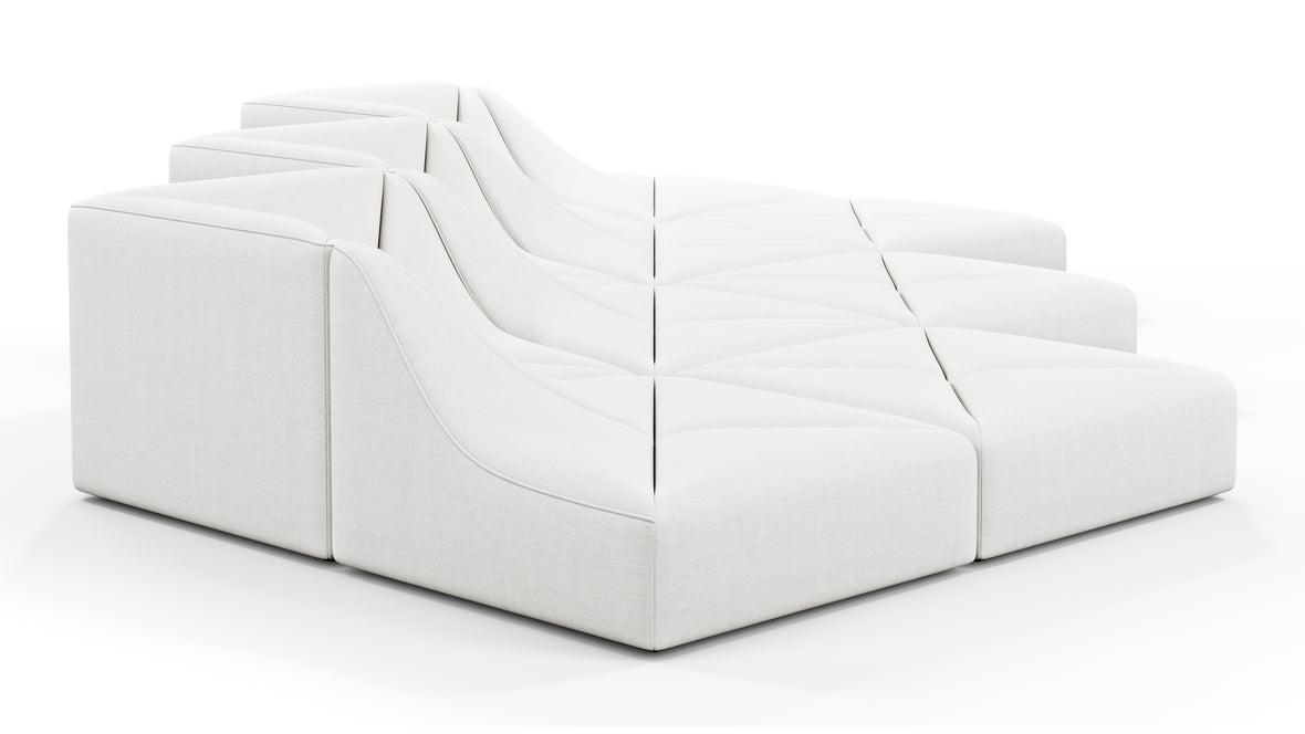 Dune - Dune Three Seater Sofa, Ivory Linen