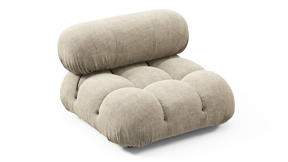 Belia - Belia Module, Armless, Beige Gray Chenille