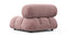 Belia - Belia Module, Armless, Dusty Pink Chenille