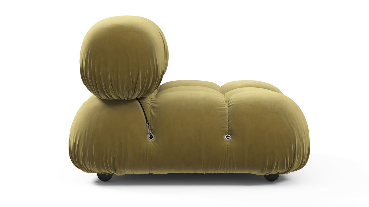 Bellini Module - Mario Bellini Module, Armless, Olive Gold Velvet