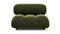 Bellini Module - Mario Bellini Module, Armless, Thyme Luxe Velvet