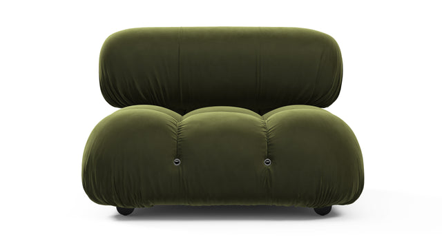 Belia - Belia Module, Armless, Thyme Luxe Velvet