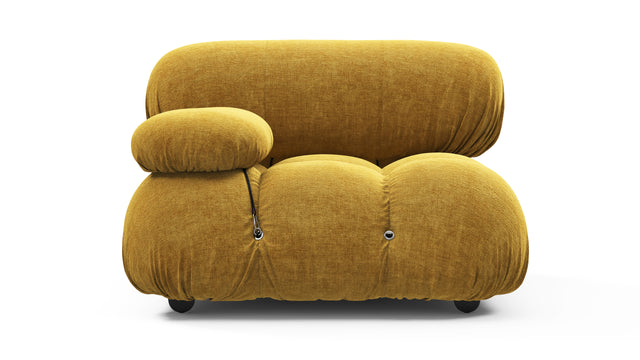 Belia - Belia Module, Left Arm, Mustard Yellow Chenille