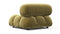 Bellini Module - Mario Bellini Module, Left Arm, Olive Gold Velvet