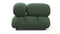 Belia - Belia Module, Left Corner, Evergreen Brushed Weave