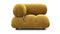 Belia - Belia Module, Left Corner, Mustard Yellow Chenille