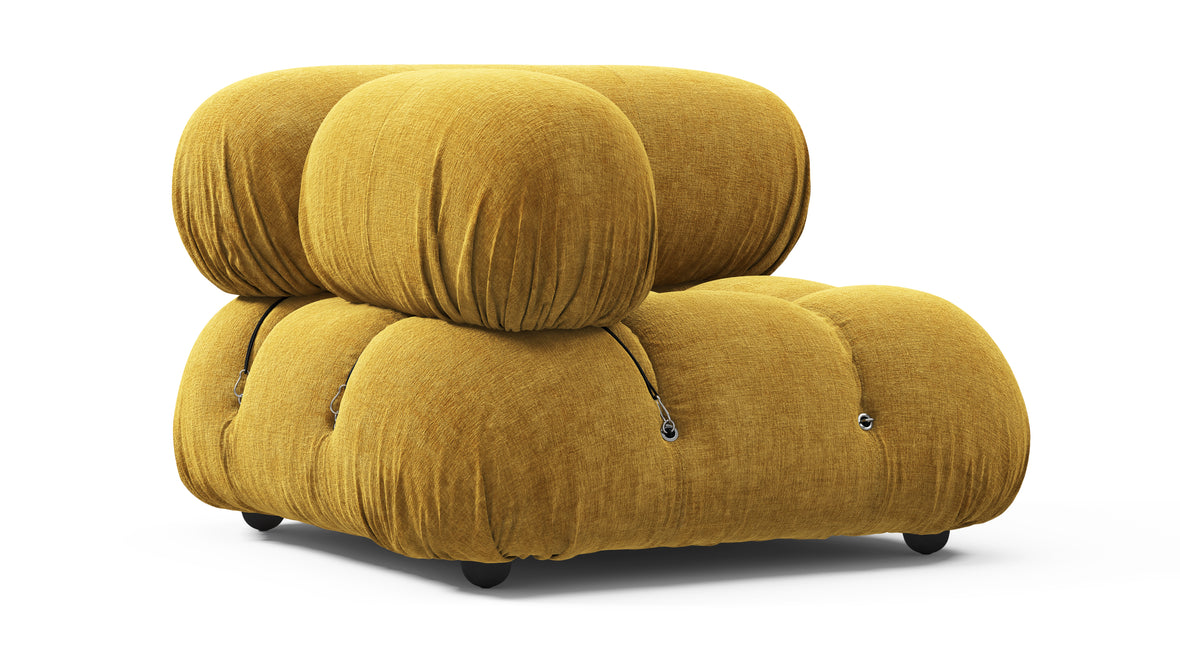 Belia - Belia Module, Left Corner, Mustard Yellow Chenille