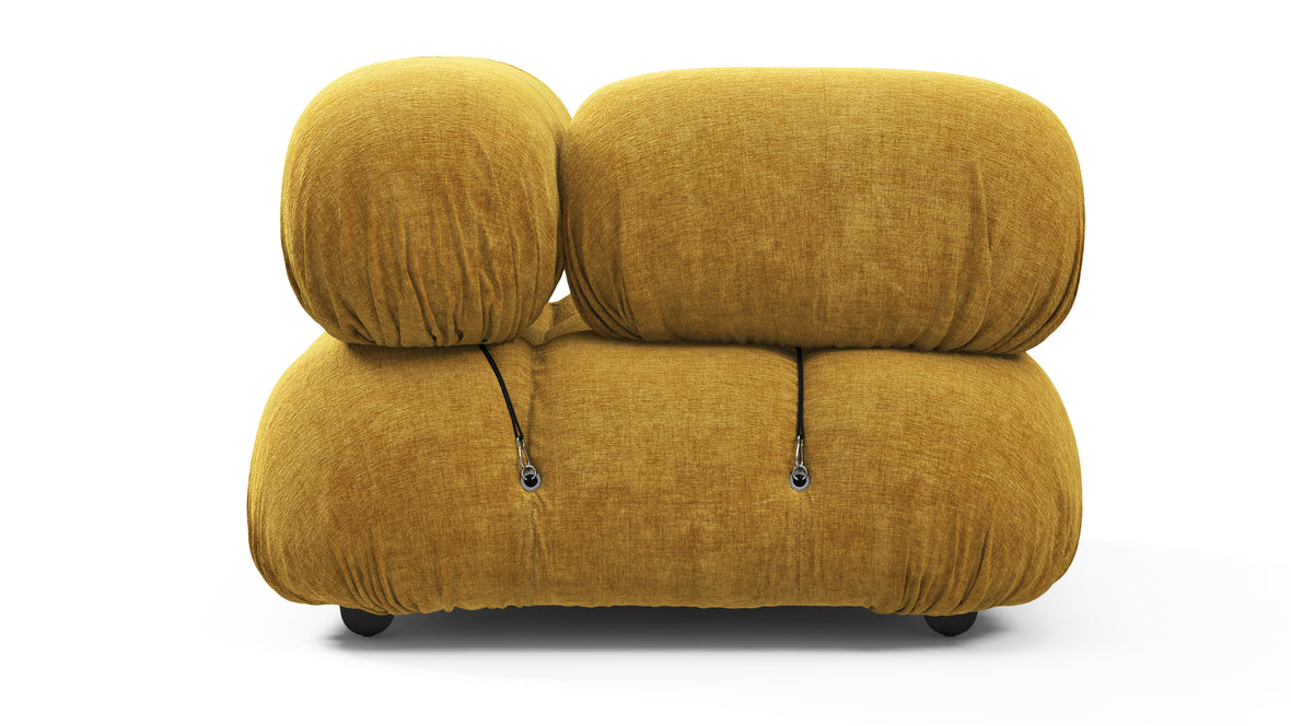 Belia - Belia Module, Left Corner, Mustard Yellow Chenille